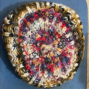 Multicolor Knit Women's Hat